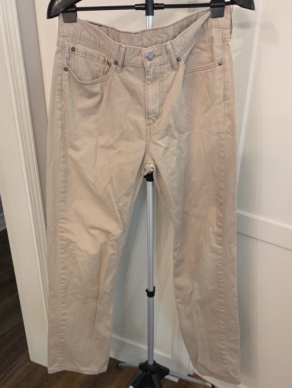 Levi's 514 Men's Straight Jeans in Beige Size 34, 34